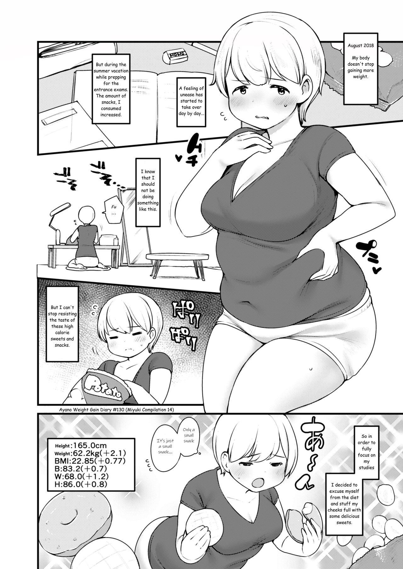 Weight gain manga hentai