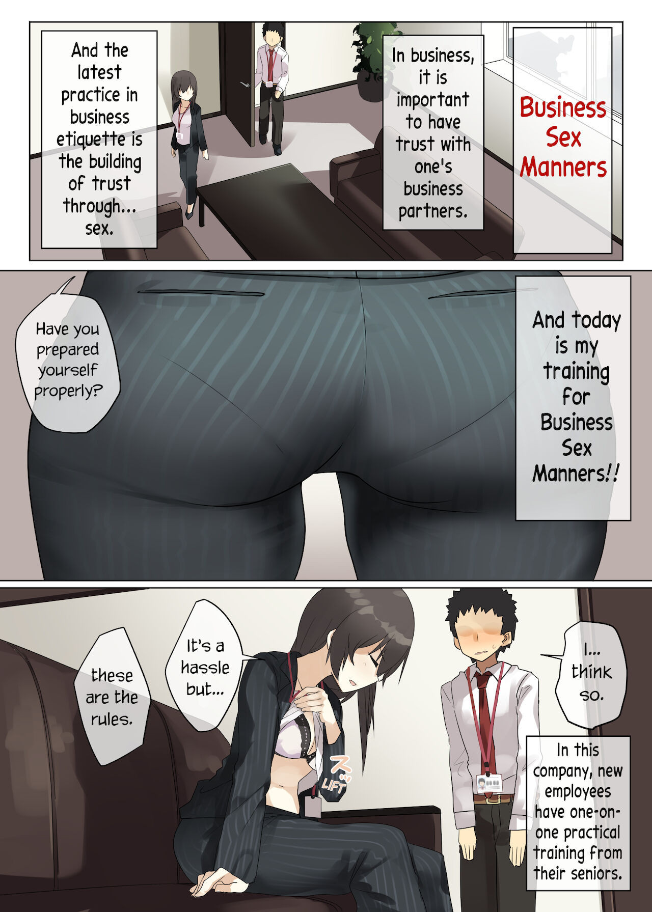 Business Sex Manner Kenshuu Hen | Business Sex Manners ~Training~ - Page 6  - 9hentai - Hentai Manga, Read Hentai, Doujin Manga