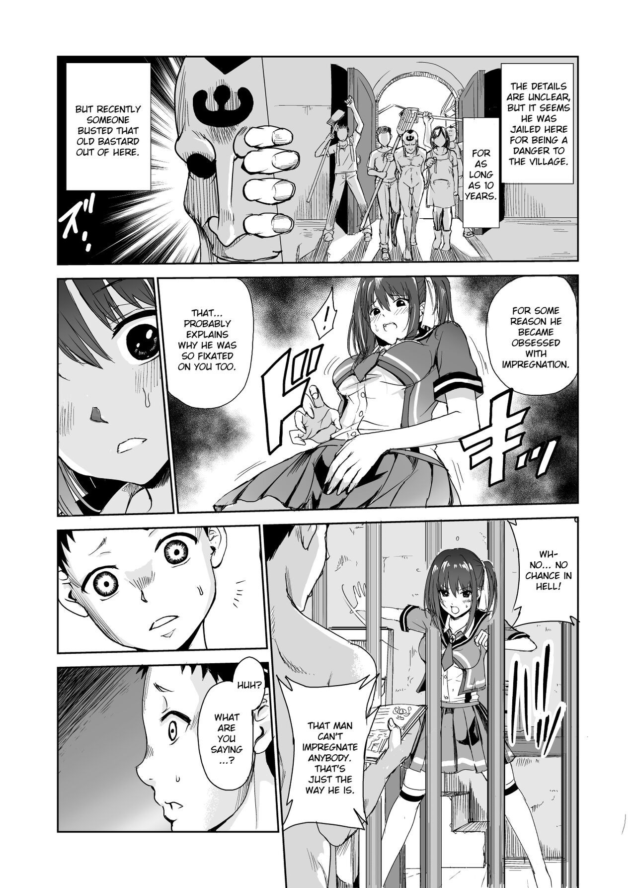 Tsuyagari Mura 3 ~Kareshi o Mamoru Tame Hikyou no Mura de Kyousei Gohoushi  & NTR Sex~ - Page 9 - 9hentai - Hentai Manga, Read Hentai, Doujin Manga